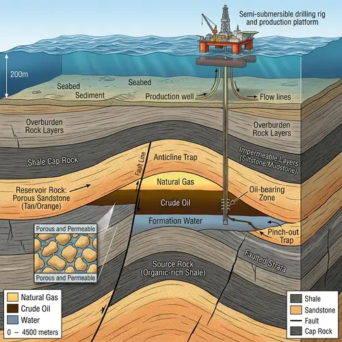 Offshore Hydrocarbon Reservoir Internal Structure Explained