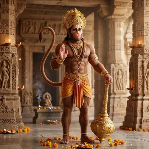 Hanuman - The Divine Monkey Deity of Hindu Mythology