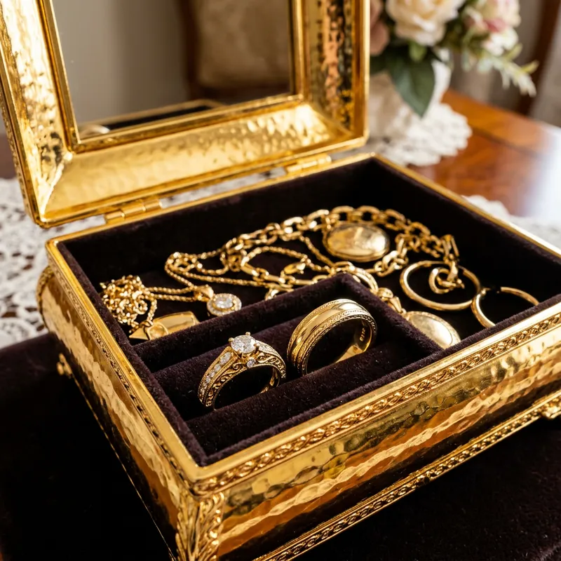 Luxurious Gold Accessories & Wedding Rings Luxurious Gold Accessories & Wedding Rings