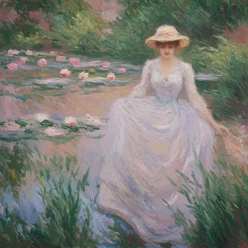 Artwork Inspired by Claude Monet's Style