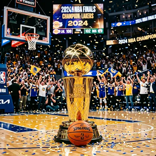 2024 NBA Champion Trophy Shine
