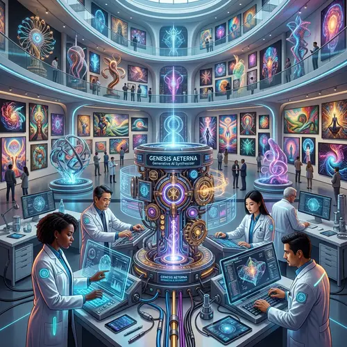 Futuristic Generative AI Art: Creative Revolution Unleashed