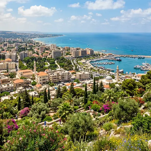 Baniyas Syria: Coastal City Panoramic View
