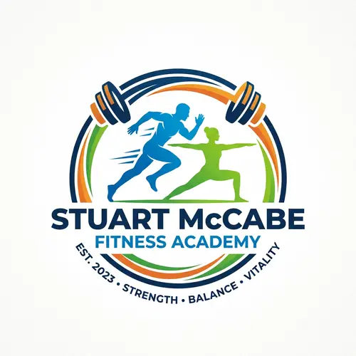 Stuart McCabe Fitness Academy Logo | Energizing Fitness Symbol