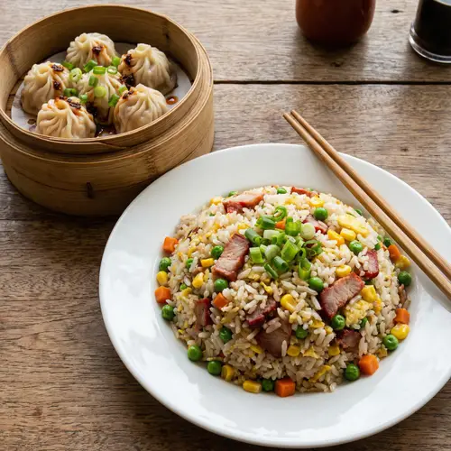 Delicious Pork Chao Fan & Siomai: Authentic Chinese Cuisine