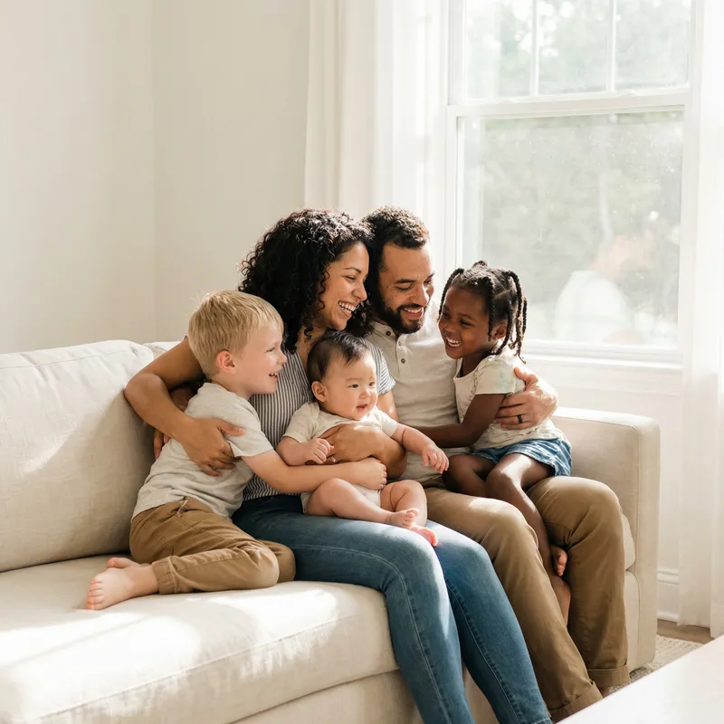 Heartwarming Family Moments in Cozy Minimalist Home | Canon EOS R