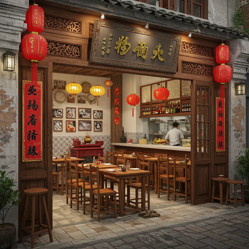 Historic Chinese Noodle Shop in Chợ LỚn - Mì Hoa