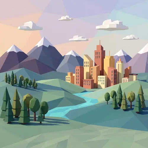 Create a Stunning Low-Poly Scene | Minimalistic Art