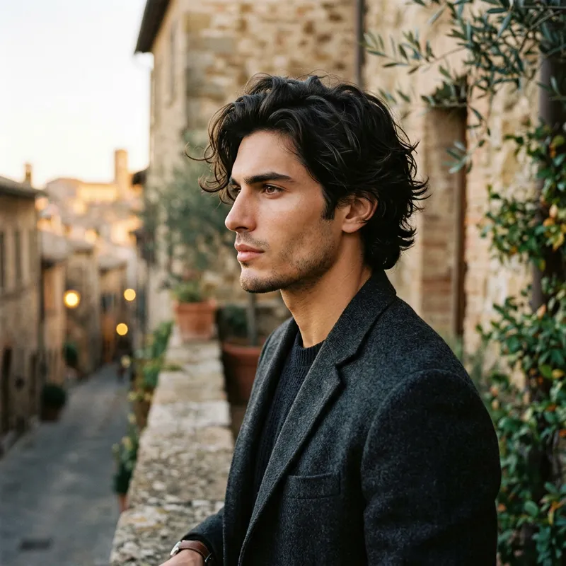 Handsome Man with Golden Ratio Features