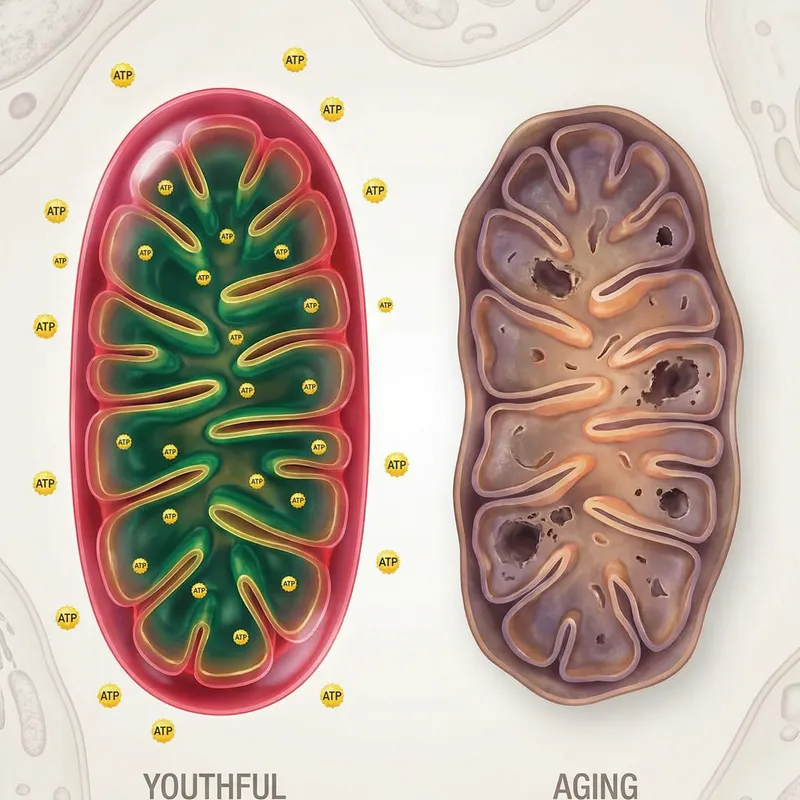 Young and Aging Mitochondria Comparison