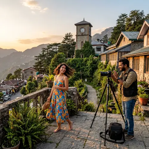 Lush Photoshoot at Mussoorie-inspired Location