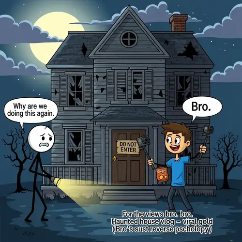 Haunted House Vlog: Spooky Adventures Await