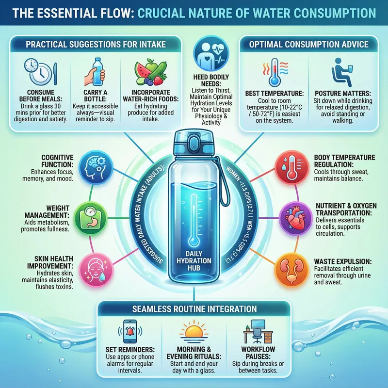Importance of Water Consumption: Benefits & Tips for Hydration