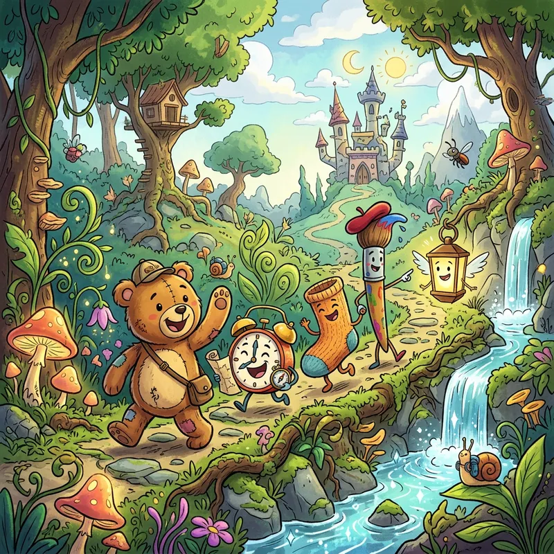 Explore Friendship and Adventure in Cartoon Imagery
