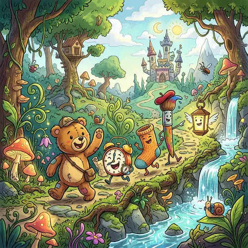 Explore Friendship and Adventure in Cartoon Imagery