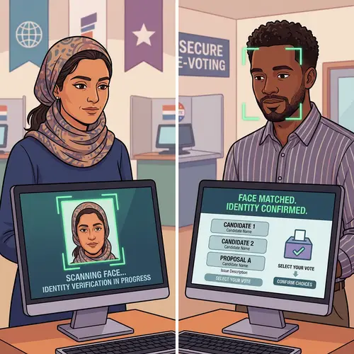 E-Voting with Face Recognition Technology - Secure Electronic Voting