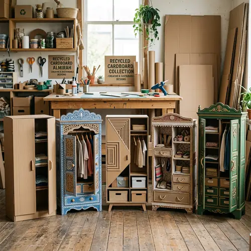 Creative DIY Cardboard Almirah Designs | Eco-Friendly Furniture