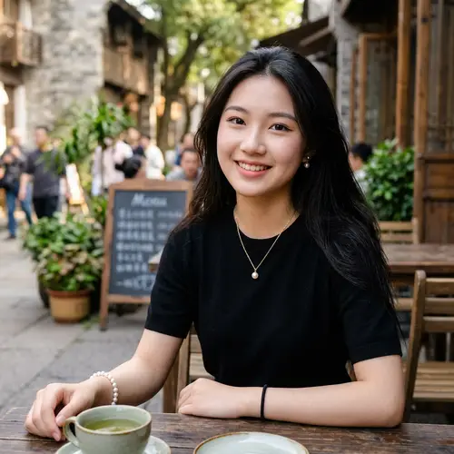 Stunning Chinese Teen Girl in Elegant Style