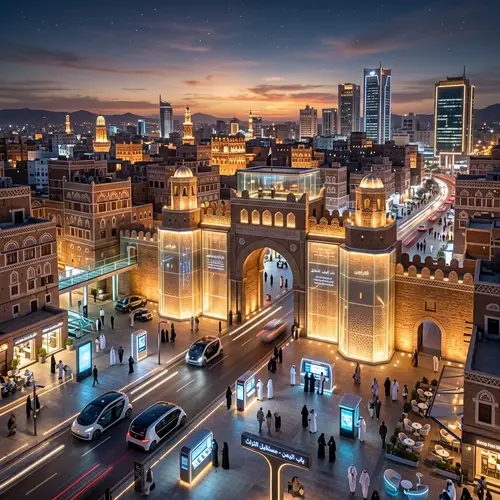 Futuristic Bab Al-Yemen: Blending Tradition and Technology