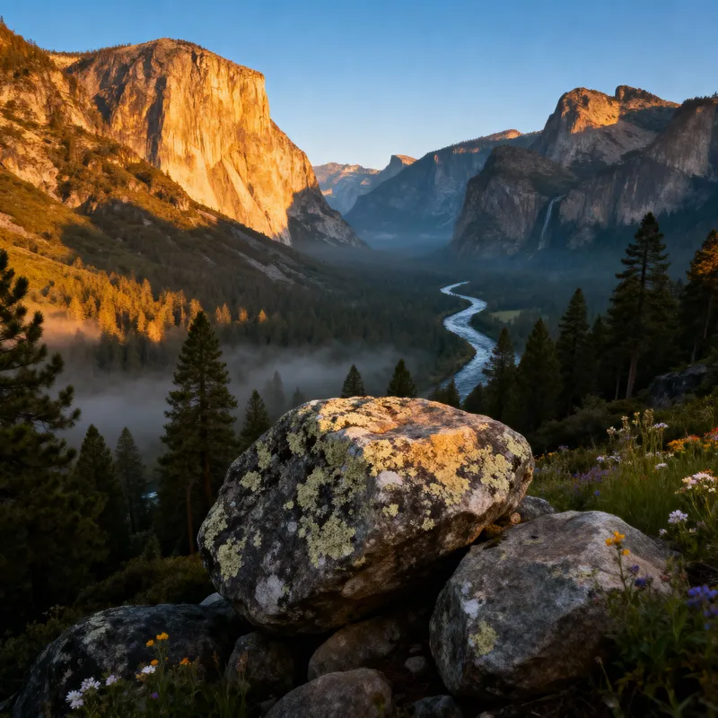 Stunning Landscape Scenery with Dramatic Lighting