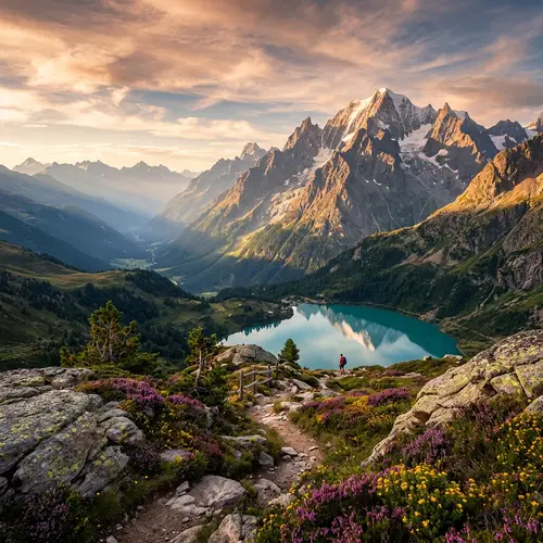 Stunning Landscape Scenery with Dramatic Lighting