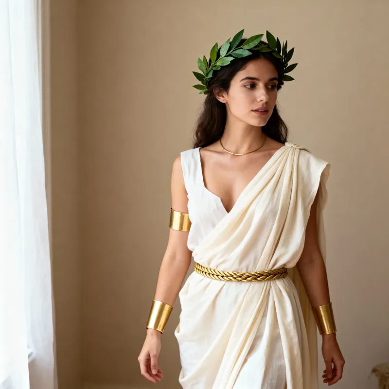 Easy DIY Sexy Greek Goddess Costume