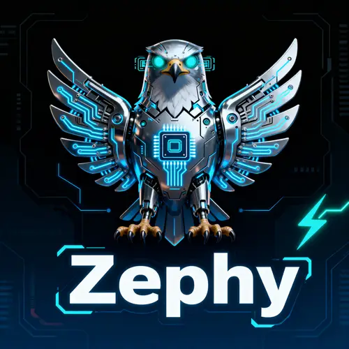 Futuristic Falcon Mascot for Programming & IoT