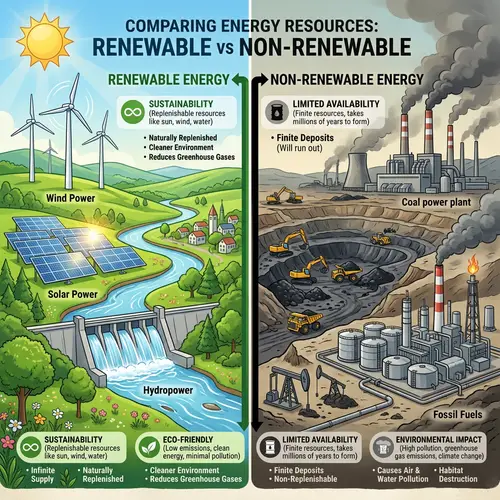 Renewable vs. Non-renewable Energy Comparison