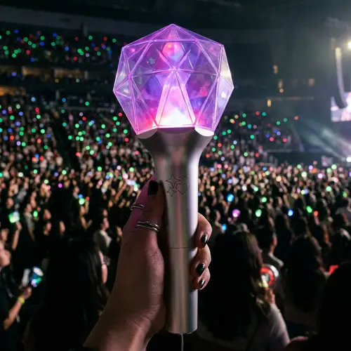 Kpop Lightstick in Purple & Pink | Concert Support Tool