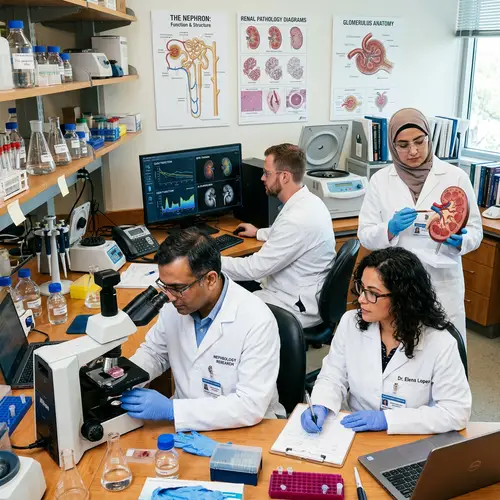 Nephrology Sciences Lab Team - Scientific Research Imagery