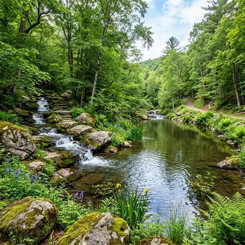 Stunning Cascade at River Pond View