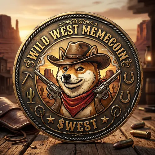 Wild West Memecoin Icon: Unique Crypto Design