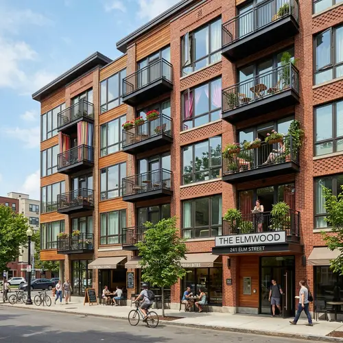 Modern Apartment Facade Design Inspiration