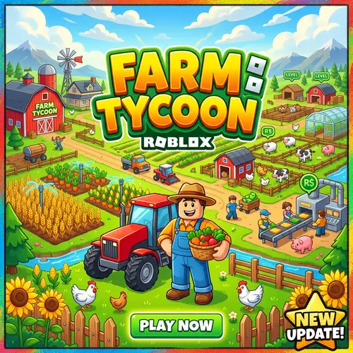 Farm Tycoon Roblox Banner - Exciting Gameplay Awaits