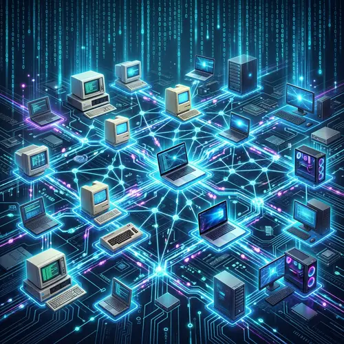 Interactive Network Visual | LAN Computing Design