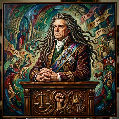 Powerful Figure in Politics with Surreal Dreadlocks | Political Satire