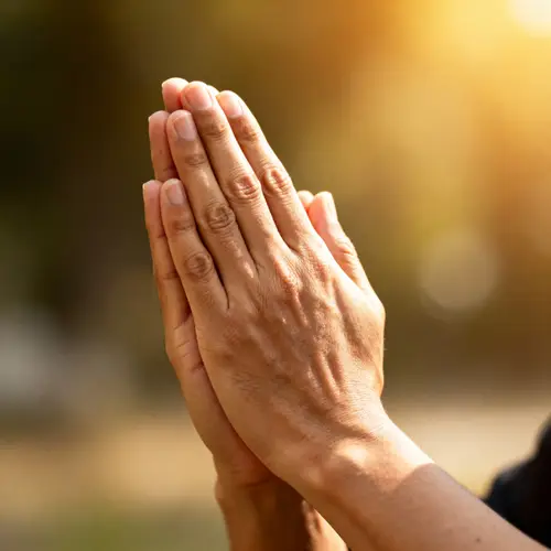 Hands in Prayer: A Symbol of Hope and Faith