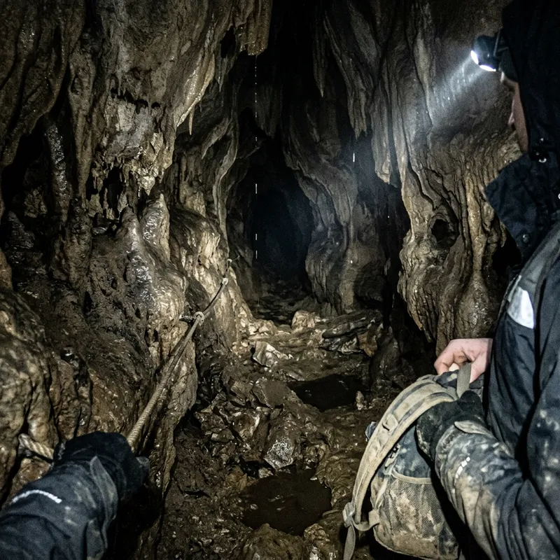 Explore Dark and Scary Caves