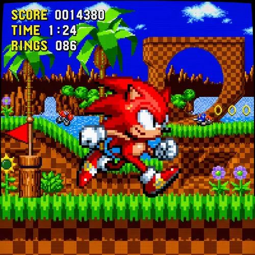 Sonic Rojo 16-Bit Sprites Collection