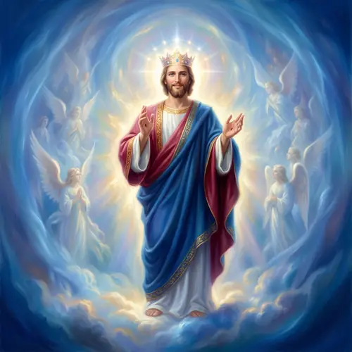 King Jesus in Celestial Aura - Heavenly Light