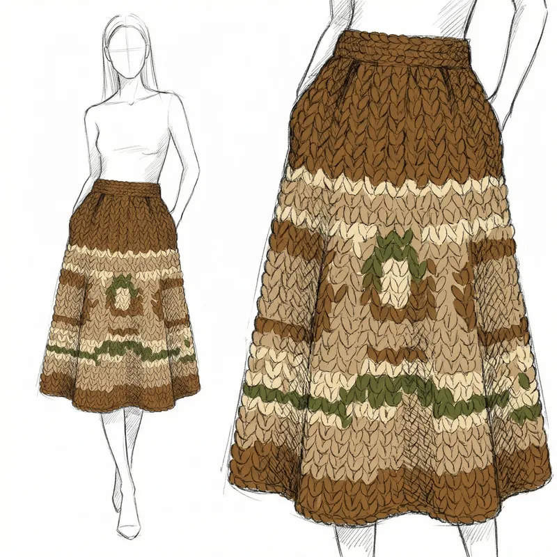 Paleolithic Crochet Skirt Design for Women Paleolithic Crochet Skirt Design for Women