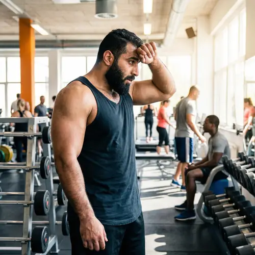 Muscular Middle-Eastern Man