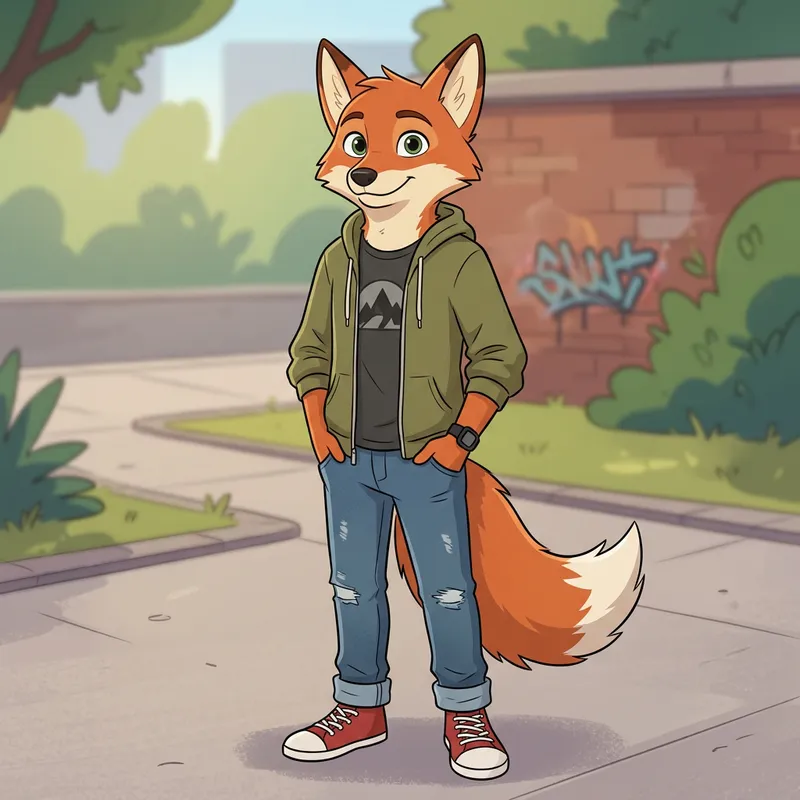 2D Furro Avatar - Unique Anthropomorphic Characters