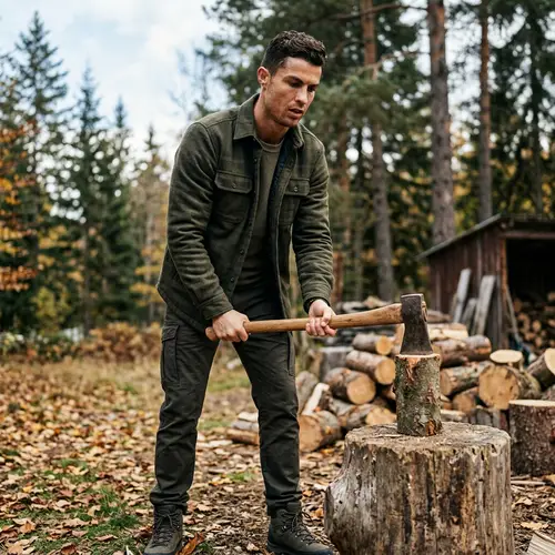 Ronaldo with an Axe: Epic Image