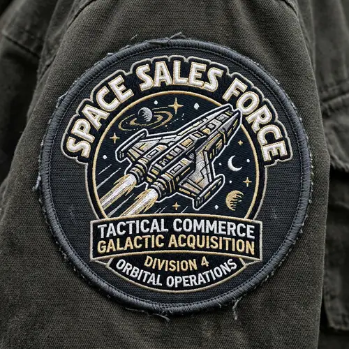 Space Sales Force Team Patch - Military Style
