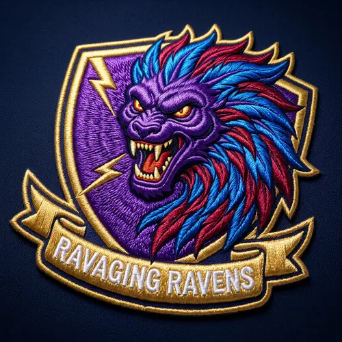 3D Puffy Embroidery Effect: Satin Style PNG