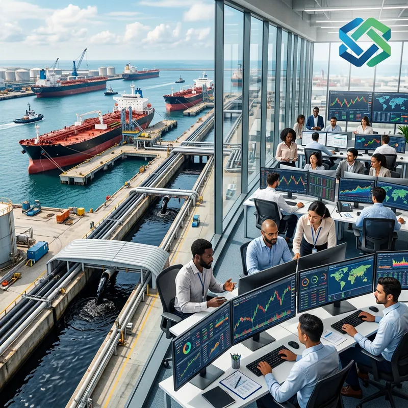 Petroleum Product Trading Scene | Office Trading Environment