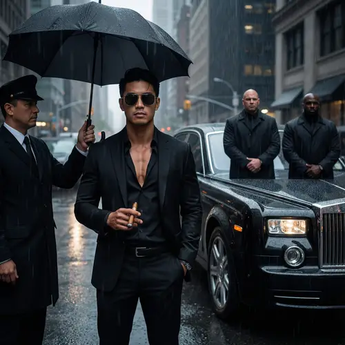 Hyper Realistic Mafia Portrait in NYC - 8K Quality