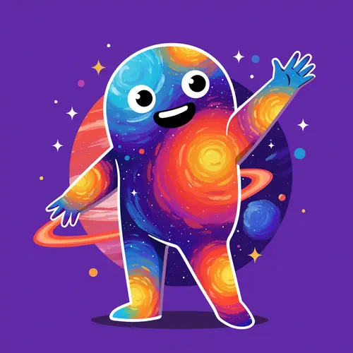 Ruang Kala Mascot: Space & Time Character