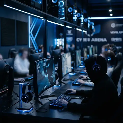 Modern Gaming Club Interior Photography